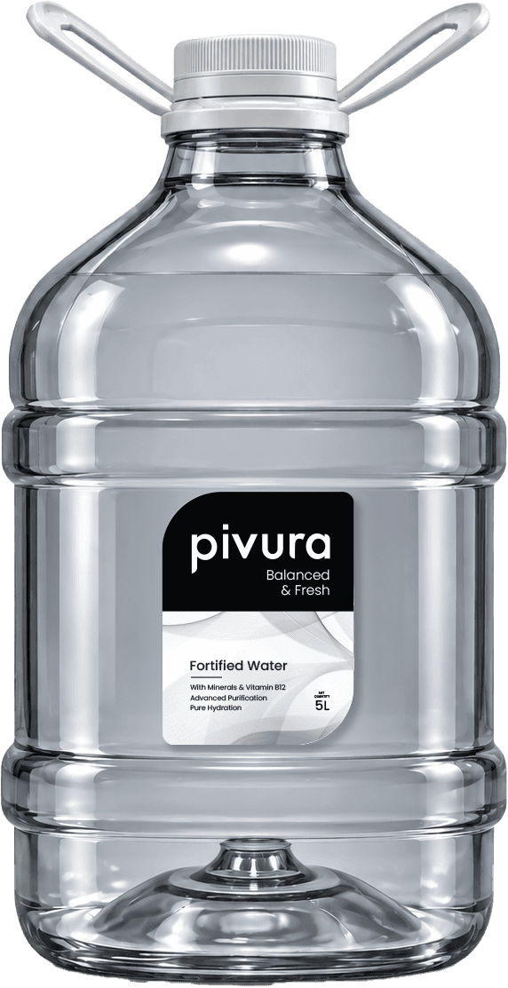 Pivura Balanced & Fresh 5 litre fortified water can with handle